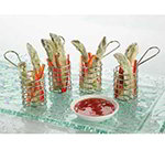 American Metalcraft MRNDBSKT 1.62-in Tiny Fry Basket w/ Handle, Stainless