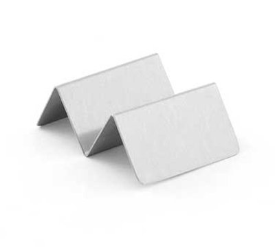 American Metalcraft MTSH1 Mini Taco Holder- 1 or 2-Compartment, Stainless
