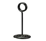 American Metalcraft NSB6 6-in Number Stand w/ Swirl Base, Black