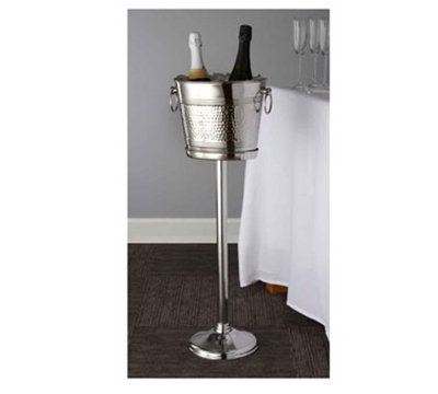 American Metalcraft O2BWB Oval Wine Bucket, Hammered Finish, Stainless