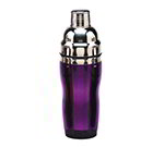 American Metalcraft PAS61 3-Piece Cocktail Shaker w/ 16-oz Capacity, Purple/Stainless