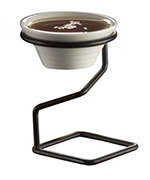 American Metalcraft RAB22 Sauce Cup Stand, Wrought Iron/Black