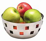 American Metalcraft SB1 8-in Checkered Bowl, Stainless