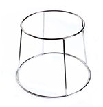 American Metalcraft SDRCK 1-Tier Display Rack, Large, Stainless