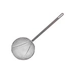 American Metalcraft SKR713 7-in Round Skimmer w/ 14-in Handle, Tin/Mesh