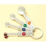 American Metalcraft MSP514 4-Piece Measuring Spoon Set, Plastic
