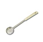 American Metalcraft SPNP3 3-in Ladle Style Perforated Bowl w/ 3-oz Capacity & Grip Handle, Beige