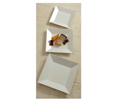 American Metalcraft SQP16 16" Square Melamine Platter - White