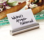 American Metalcraft SRCH4 4-in Rod Card Holder, Brushed, Stainless