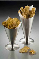 American Metalcraft SSFC7 4.5-in Fry Cone Holder, Stainless