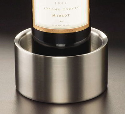American Metalcraft SW4 4.75-in Wine Coaster, Stainless