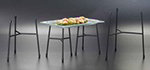 American Metalcraft TPRS7 7-in Medium Riser w/ 3-Leg, Wrought Iron