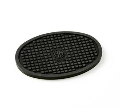 American Metalcraft TRVO53 Scratch and Slip Resistant Trivet, Silicone, Black