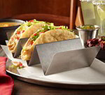 American Metalcraft TSH3 Taco Holder w/ Up To 3-Compartments, Brushed/Stainless
