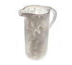 American Metalcraft WSP10 51-oz Translucence Pitcher - White Swirl Resin