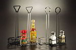 American Metalcraft WSPR3C Salt & Pepper Rack w/ Round Top, Chrome