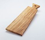 American Metalcraft OWB118 16.62-in Serving Board w/ Handle, Olive Wood