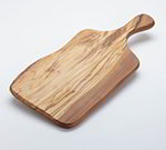 American Metalcraft OWP178 Serving Board w/ Handle, 17x9-in, Olive Wood