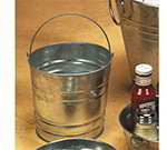 American Metalcraft PTUB87 Pail w/ 1.16-gal Capacity & Wire Handle, Tin