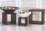 American Metalcraft RSM2 3-Piece Wood Riser Set, Mahogany