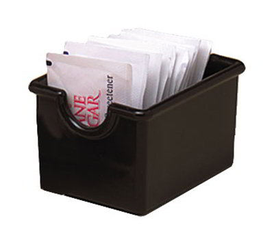 American Metalcraft SP321 Sugar Packet Holder, Brown/Plastic