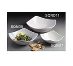 American Metalcraft SQND11 10.75-in Bowl w/ 76-oz Capacity, Ceramic/White