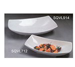 American Metalcraft SQVL712 12-in Bowl w/ 37-oz Capacity, Ceramic/White