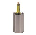 American Metalcraft SWC48 4.75-in Wine Cooler w/ Double Wall Insulation, Satin/Stainless