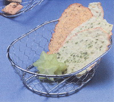 American Metalcraft WIR3 Wire Basket, 9.5x2.5-in, Chrome