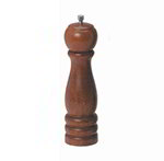 American Metalcraft WPM8 8-in Pepper Mill w/ Tempered Grinding Mechanism, Wood/Steel