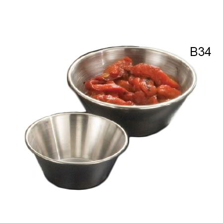 American Metalcraft B34 Sauce Dish, 4 oz. Capacity, 3 in Diameter, 1-1/2 in Deep, Stainless Steel