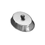 American Metalcraft BAOV795S Oval Basting Cover w/ Bakelite Knob, Black/Stainless