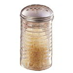 American Metalcraft BEE319 Cheese Shaker, 12 Oz., Extra Large Holes, Glass With Stainless Steel Top