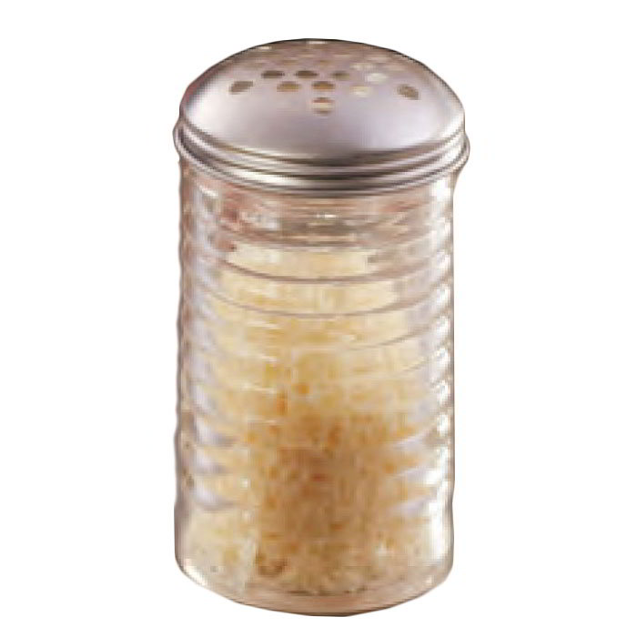 American Metalcraft BEE319 Cheese Shaker, 12 Oz., Extra Large Holes, Glass With Stainless Steel Top