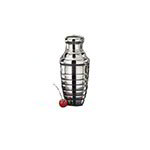 American Metalcraft BHS109 Beehive Cocktail Shaker, 8 Oz., Stainless Steel, 3-Piece Set