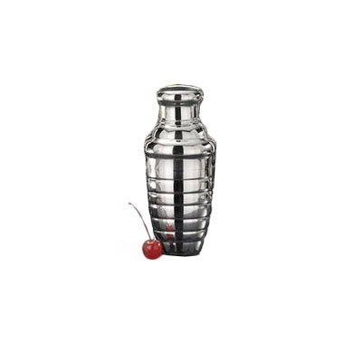 American Metalcraft BHS109 Beehive Cocktail Shaker, 8 Oz., Stainless Steel, 3-Piece Set