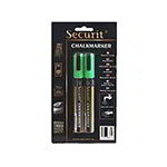 American Metalcraft BLSMA510GR Securit Small Chalk Markers, Rain & Smear Proof, 2-pk, Green