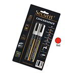 American Metalcraft BLSMA510RD Securit Small Chalk Markers, Rain & Smear Proof, 2-pk, Red