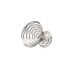 American Metalcraft BNC7 Birdnest Basket, 7 in dia. x 8 in H, Conical, Wire w/ Chrome Finish