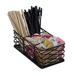 American Metalcraft BNCB84 Wire Birdnest Coffee Caddy, 8.5 in L x 4.375 W x 3.125 H, Black