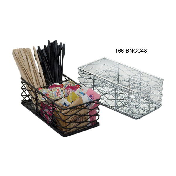 American Metalcraft BNCC48 Wire Birdnest Coffee Caddy, 8.5 in L x 4.375 W x 3.125 H, Chrome