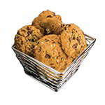 American Metalcraft BNRB46C Birdsnest Riser/Basket, 6 in sq. x 4 in sq. Bottom x 4 in H, Chrome
