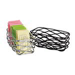American Metalcraft BNSB3 Birdnest Condiment Basket, 4-1/2 in x 2-1/4 in, Wire w/ Black Finish