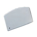 American Metalcraft BS64 Bowl / Dough Scraper, 3-3/4 in x 5-3/4 in, 1/4 in Hole, Hard Plastic
