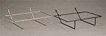 American Metalcraft BSHR11 Rectangle Metal Hanging Rack, 21-3/8 x13-3/8 x4-3/8 in, Extra Large