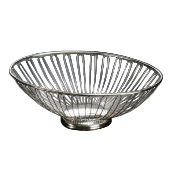 American Metalcraft BSS11 Basket, Round, 11 in Dia., 18/8 Stainless Steel