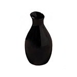 American Metalcraft BVJGB5 Bud Vase, Jug, 2 in W x 3-7/8 in H, Black Ceramic