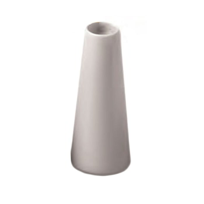 American Metalcraft BVTG6 Bud Vase, Tower, 1-1/2 in x 4 in H, Off White Ceramic