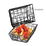 American Metalcraft BZZ95B Zorro Basket, 9 in L x 6 in W x 2-1/2 in H, Rectangle, Black