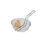 American Metalcraft CBC10 10 in Mesh Culinary Basket, 3 in Deep, 9 in Handle, Tinned Steel